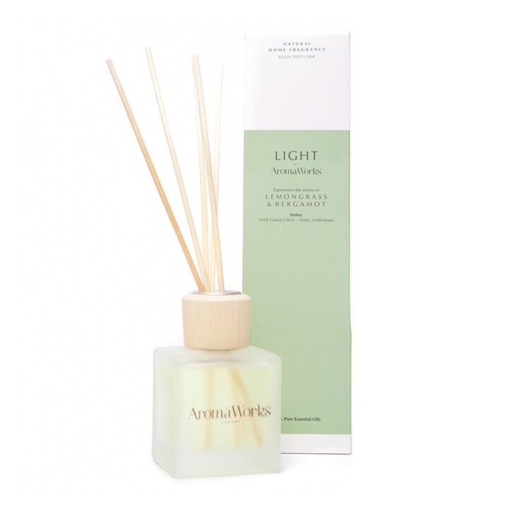 AromaWorks Lemongrass & Bergamot Reed Diffuser - BeesActive Australia
