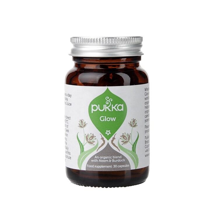 Pukka Glow Organic Supplement 30 Capsules - BeesActive Australia