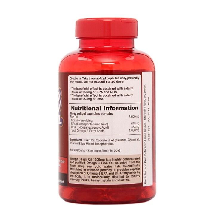 Holland & Barrett Omega 3 Fish Oil 100 Capsules 1200mg - BeesActive Australia