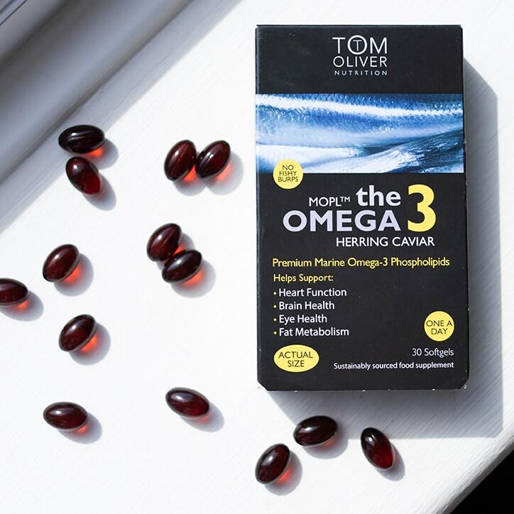 Tom Oliver Nutrition Herring Caviar 30 Softgels - BeesActive Australia