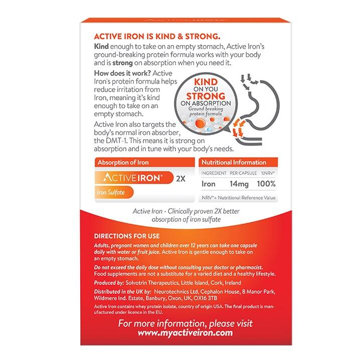 Active Iron 30 Capsules - BeesActive Australia
