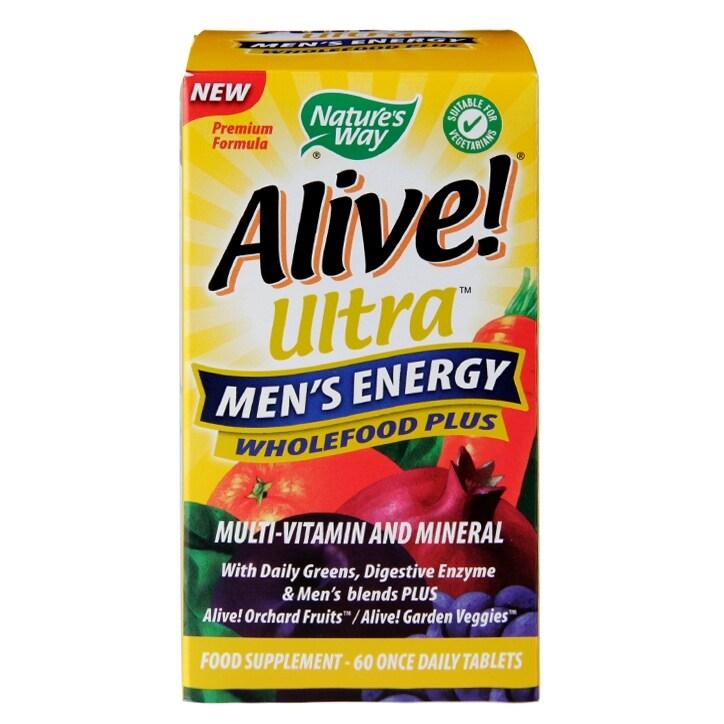 Nature's Way Alive! Men's Ultra Energy 60 Tablets - BeesActive Australia