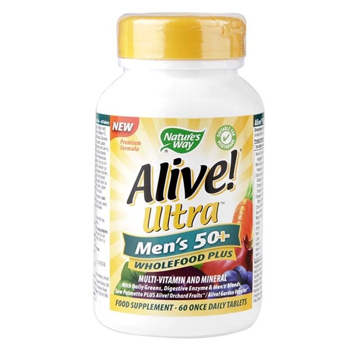 Nature's Way Alive! Men’s 50+ Ultra Multi Vitamins 60 Tablets - BeesActive Australia