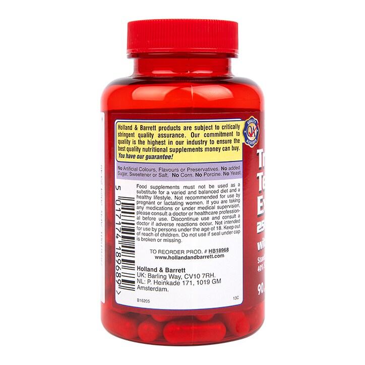 Holland & Barrett Tribulus Terrestris Extract with Zinc 250mg 90 Capsules - BeesActive Australia