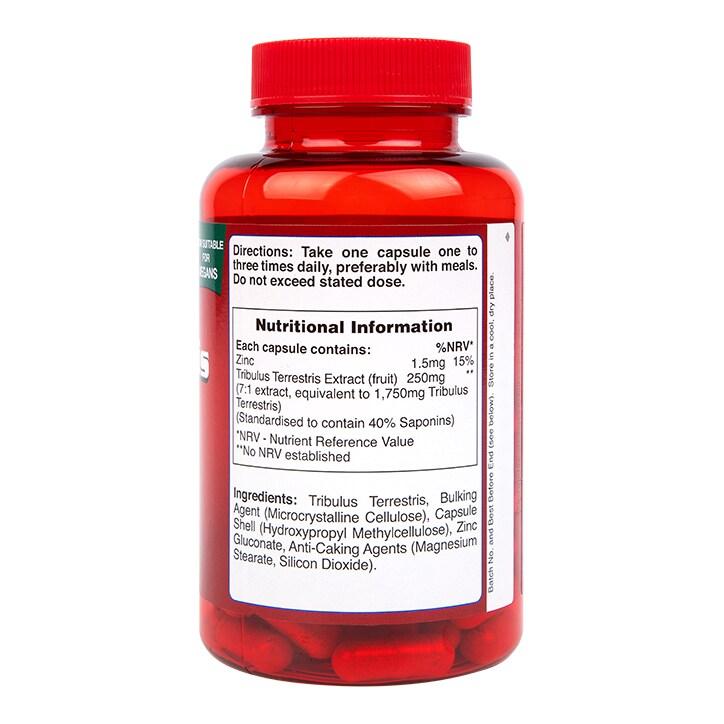 Holland & Barrett Tribulus Terrestris Extract with Zinc 250mg 90 Capsules - BeesActive Australia
