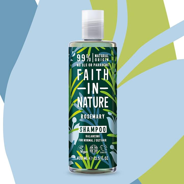 Faith in Nature Rosemary Shampoo 400ml - BeesActive Australia