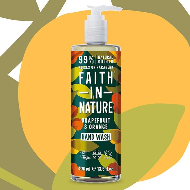 Faith In Nature Grapefruit & Orange Hand Wash 400ml - BeesActive Australia