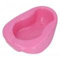 Large Bedpan, Slipper Bedpan, PP Plastic Material Bedpan with Lid, Bed Bound Bedpan, for Elderly Bed Bound Adults Pink - BeesActive Australia