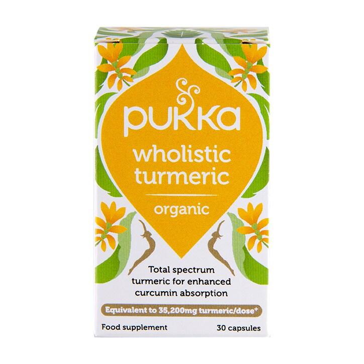 Pukka Wholistic Turmeric 30 Capsules - BeesActive Australia