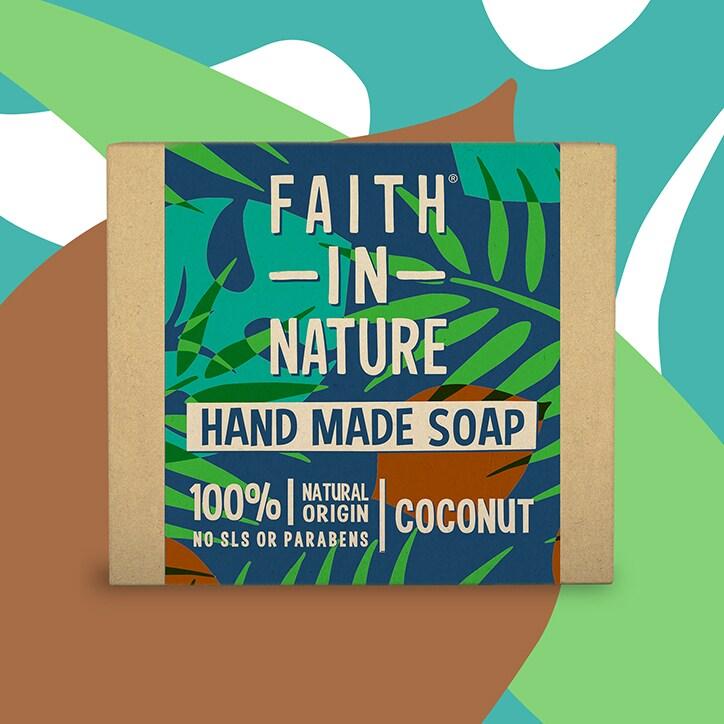Faith in Nature Coconut Soap 100g - BeesActive Australia