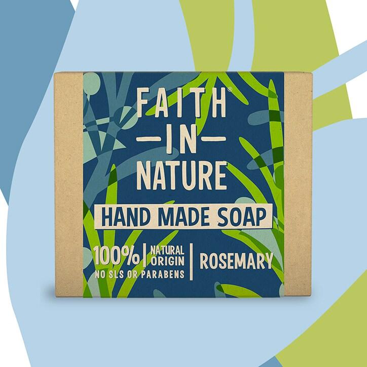Faith in Nature Rosemary Soap 100g - BeesActive Australia