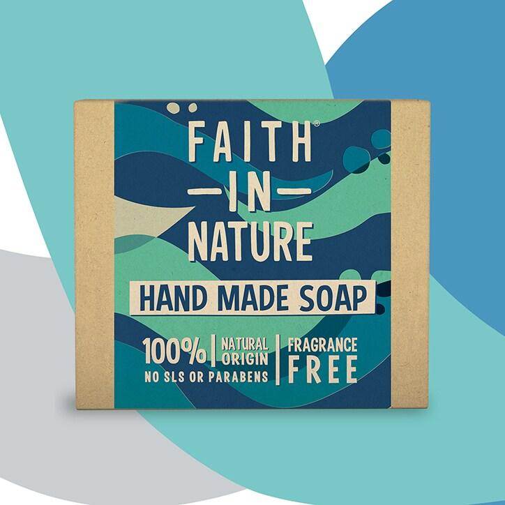 Faith in Nature Unfragranced Seaweed Soap 100g - BeesActive Australia