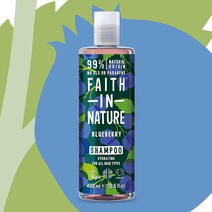 Faith in Nature Blueberry Shampoo 400ml - BeesActive Australia