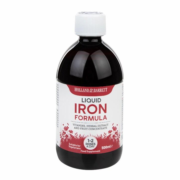 Holland & Barrett Iron Liquid Formula 500ml - BeesActive Australia