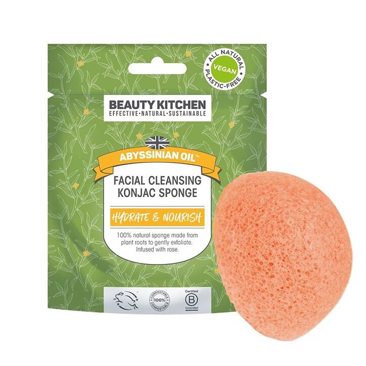 Beauty Kitchen Abyssinian Oil Facial Cleansing Konjac Sponge - BeesActive Australia