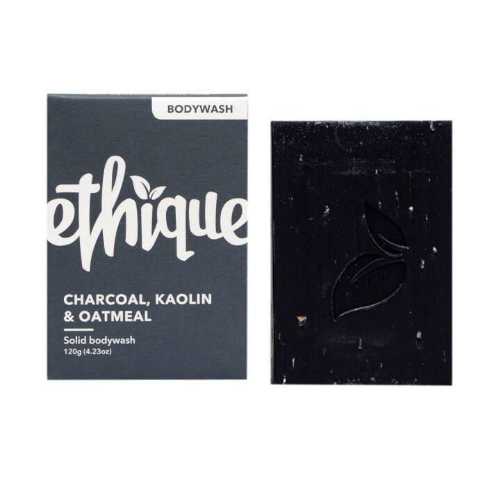 Ethique Charcoal, Kaolin & Oatmeal Bodywash Bar 120g - BeesActive Australia