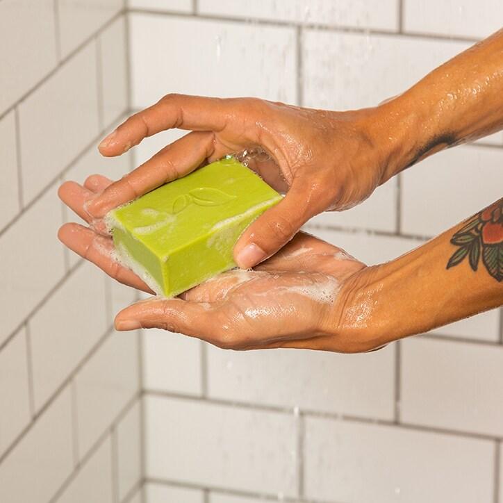 Ethique Matcha, Lime & Lemongrass Bodywash Bar 120g - BeesActive Australia