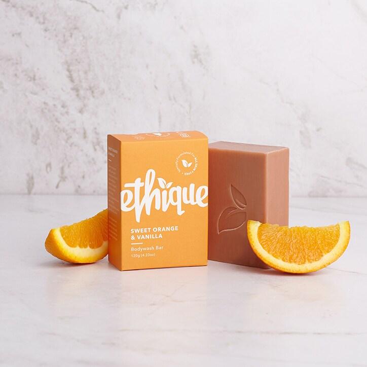 Ethique Sweet Orange & Vanilla Bodywash Bar 120g - BeesActive Australia