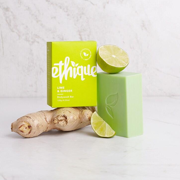 Ethique Lime & Ginger Bodywash Bar 120g - BeesActive Australia