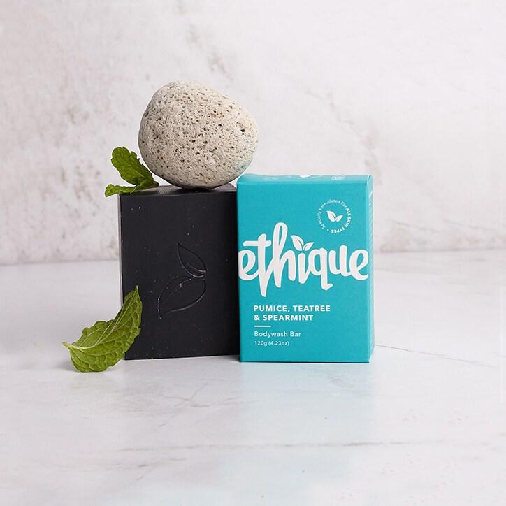 Ethique Pumice, Tea Tree & Spearmint Bodywash Bar 120g - BeesActive Australia