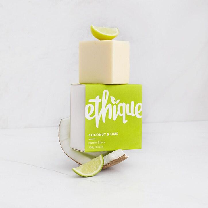 Ethique Coconut & Lime Butter Block 100g - BeesActive Australia