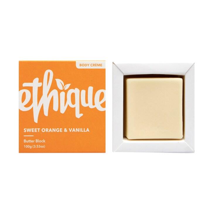 Ethique Sweet Orange & Vanilla Butter Block 100g - BeesActive Australia