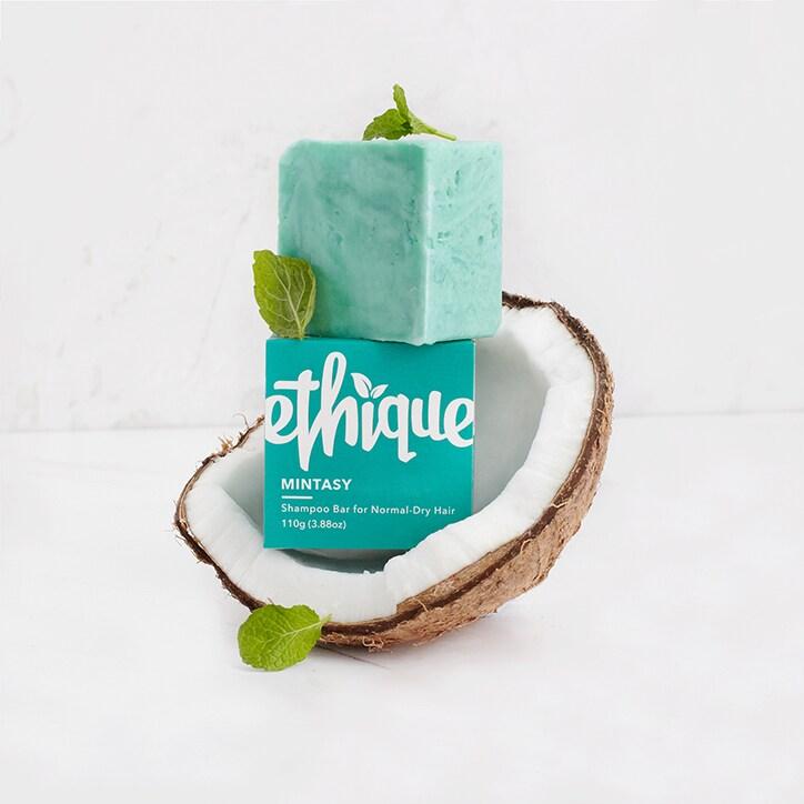 Ethique Mintasy Shampoo Bar For Normal to Dry Hair 110g - BeesActive Australia