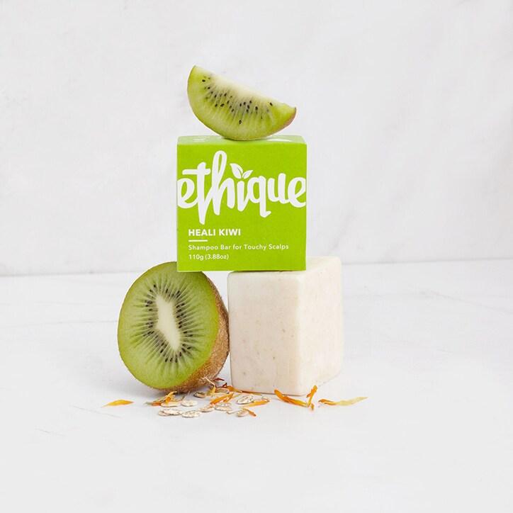 Ethique Heali Kiwi Shampoo Bar For Touchy Scalps 110g - BeesActive Australia