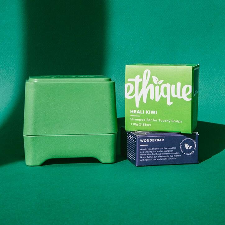 Ethique Heali Kiwi Shampoo Bar For Touchy Scalps 110g - BeesActive Australia