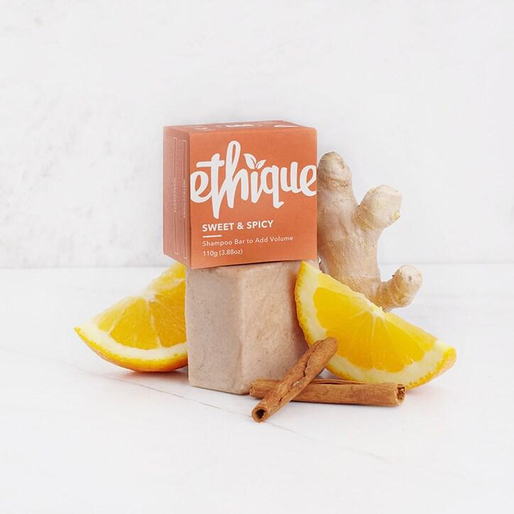 Ethique Sweet & Spicy Shampoo Bar For Added Volume 110g - BeesActive Australia