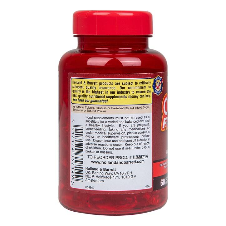 Holland & Barrett Extra Strength Omega 3 Fish Oil 60 Capsules 1500mg - BeesActive Australia