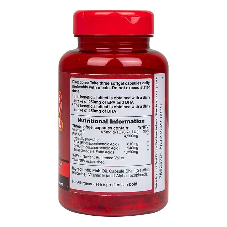 Holland & Barrett Extra Strength Omega 3 Fish Oil 60 Capsules 1500mg - BeesActive Australia