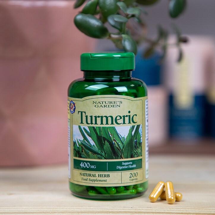 Nature's Garden Turmeric 400mg containing Curcumin 200 Capsules - BeesActive Australia