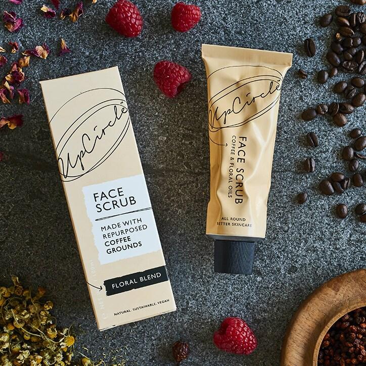 UpCircle Coffee Face Scrub - Floral Blend 100ml - BeesActive Australia