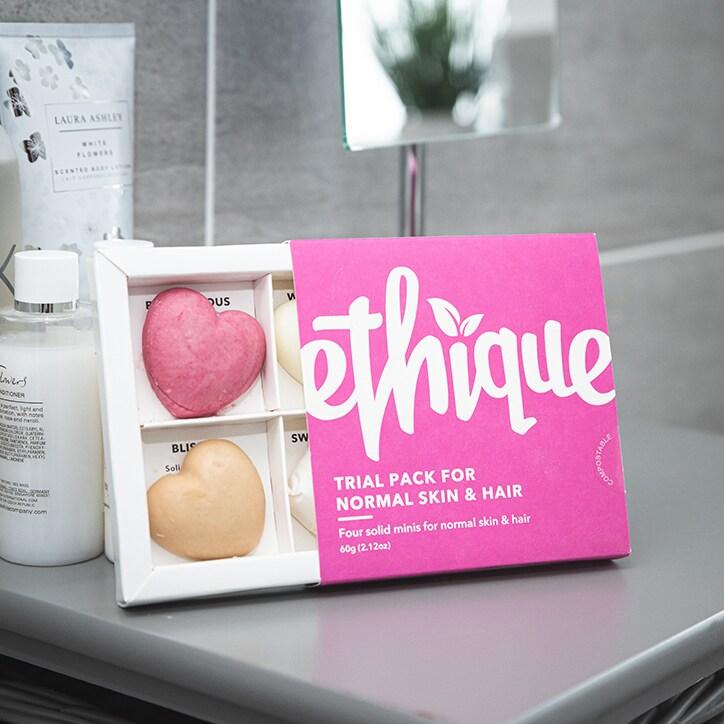 Ethique Hair, Face & Body Trial Pack - Normal Skin & Hair Types - BeesActive Australia