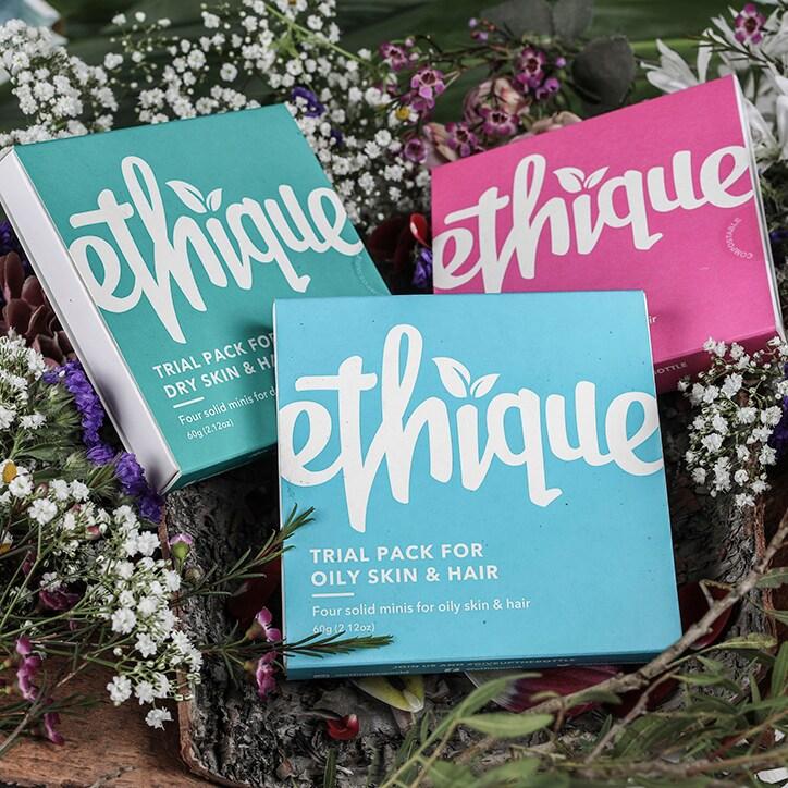Ethique Hair, Face & Body Trial Pack - Normal Skin & Hair Types - BeesActive Australia