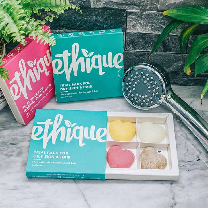 Ethique Hair, Face & Body Trial Pack - Dry Skin & Hair Types - BeesActive Australia
