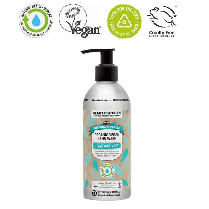 Beauty Kitchen Fragrance Free Organic Hand Wash 300ml - BeesActive Australia