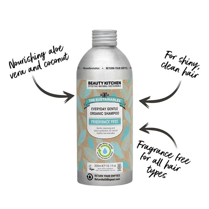 Beauty Kitchen The Sustainables Everyday Gentle Organic Shampoo 300ml - BeesActive Australia