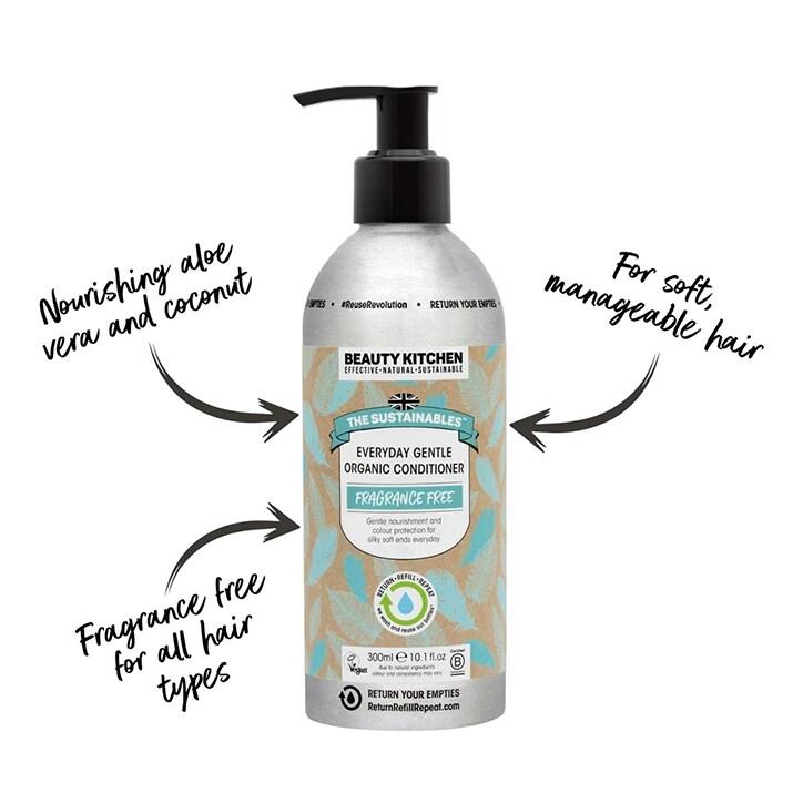 Beauty Kitchen The Sustainables Everyday Gentle Organic Conditioner 300ml - BeesActive Australia