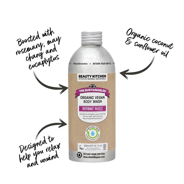 Beauty Kitchen Botanic Bliss Organic Body Wash 300ml - BeesActive Australia