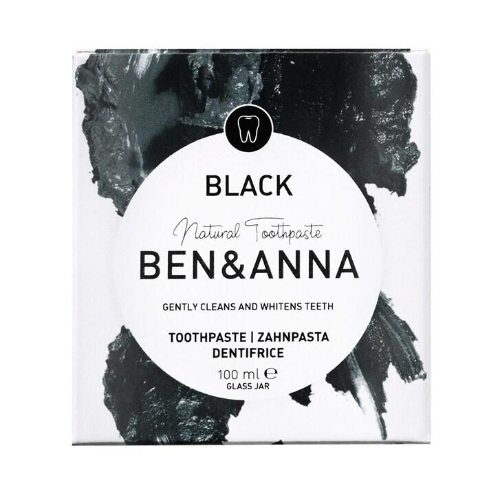 Ben & Anna Toothpaste - Black - Activated Charcoal 100ml - BeesActive Australia
