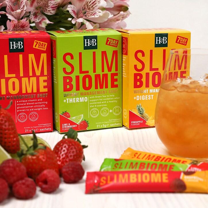 Holland & Barrett Slimbiome Raspberry Flavour 21 Sachets - BeesActive Australia