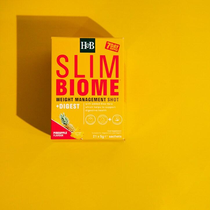 Holland & Barrett Slimbiome Digest Pineapple Flavour 21 Sachets - BeesActive Australia