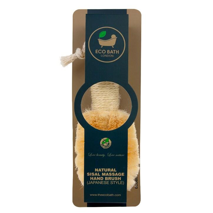 Eco Bath Natural Sisal Massage Hand Brush - Japanese Style - BeesActive Australia