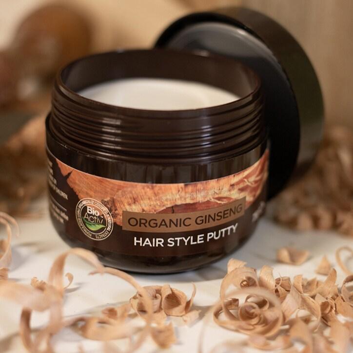 Dr Organic Ginseng Hair Style Putty 75ml - BeesActive Australia