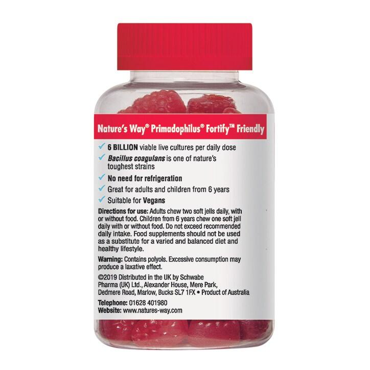Nature’s Way Fortify Pro-Biotic Berry Flavoured 60 Gummies - BeesActive Australia