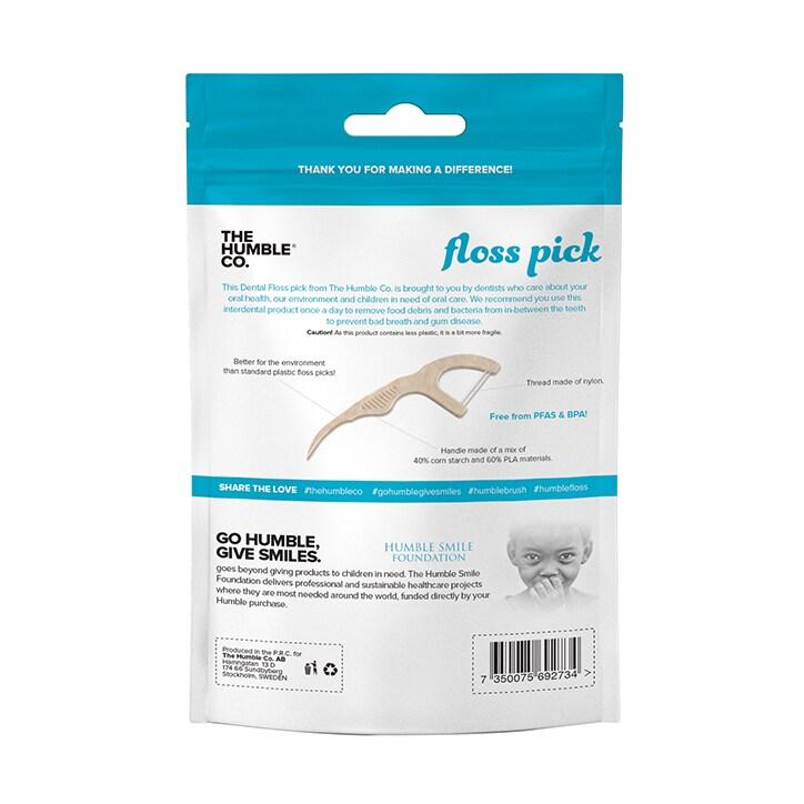Humble Corn Starch Floss Picks Mint - BeesActive Australia