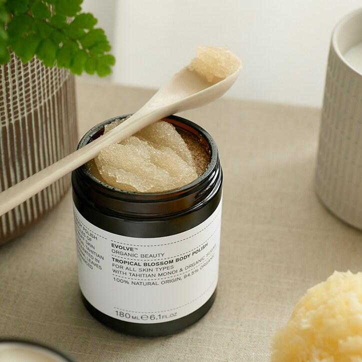 Evolve Tropical Blossom Body Polish 180ml - BeesActive Australia