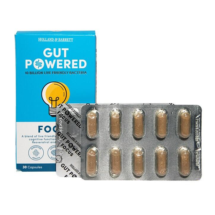 Holland & Barrett Gut Powered Focus 30 Capsules - BeesActive Australia